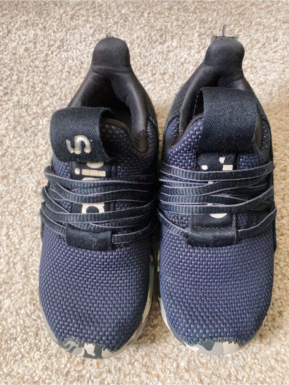 Adidas slip on black sneakers for boys